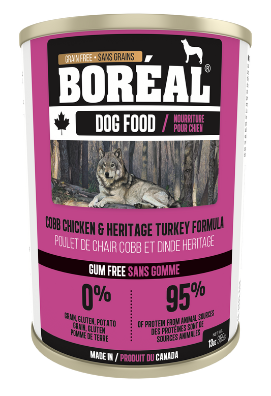 Boreal Cobb Chicken And Heritage Turkey Dog 369g