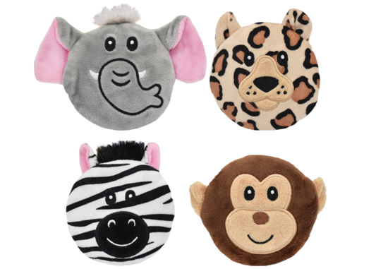 Multipet™ Minipet Sub-Woofers Safari Assorted Dog Toy