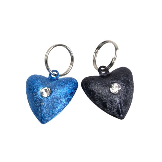 Coastal Frosted Designer 2 Bells Set - Blue & Black