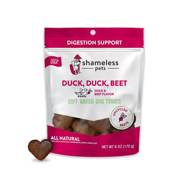 Shameless Pets Soft Baked Dog Treats 170g - Duck, Duck, Beet