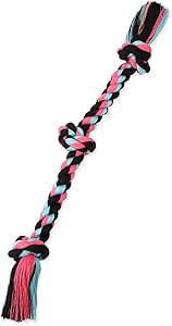 Mammoth Flossy Chews - med - color 3 knot tug