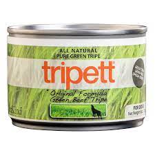 Tripett Original Formula - Green Beef Tripe Dog Food Can 6oz