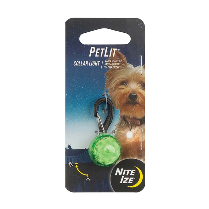 Nite Ize® PetLit® Collar Light Lime Jewel