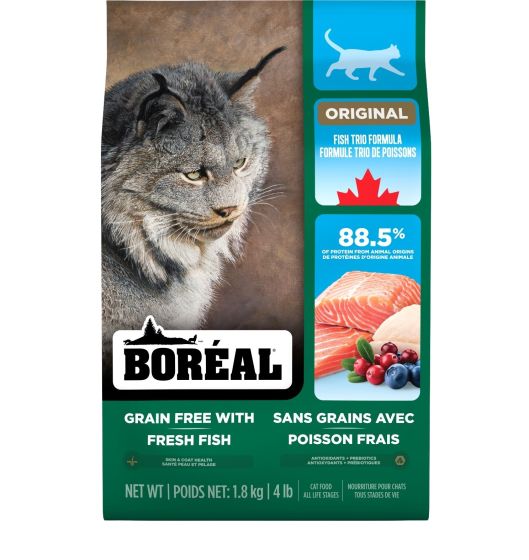 Boreal Cat Grain-Free Fish Trio Dry Food 1.8kg