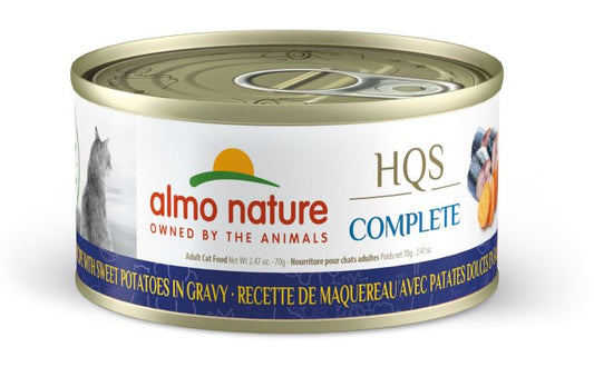 Almo Nature Complete Cat Food - Mackerel Recipe With Sweet Potatoes In Gravy 2.47oz