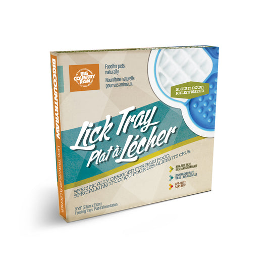 Blue and White Lick Tray Big Country Raw