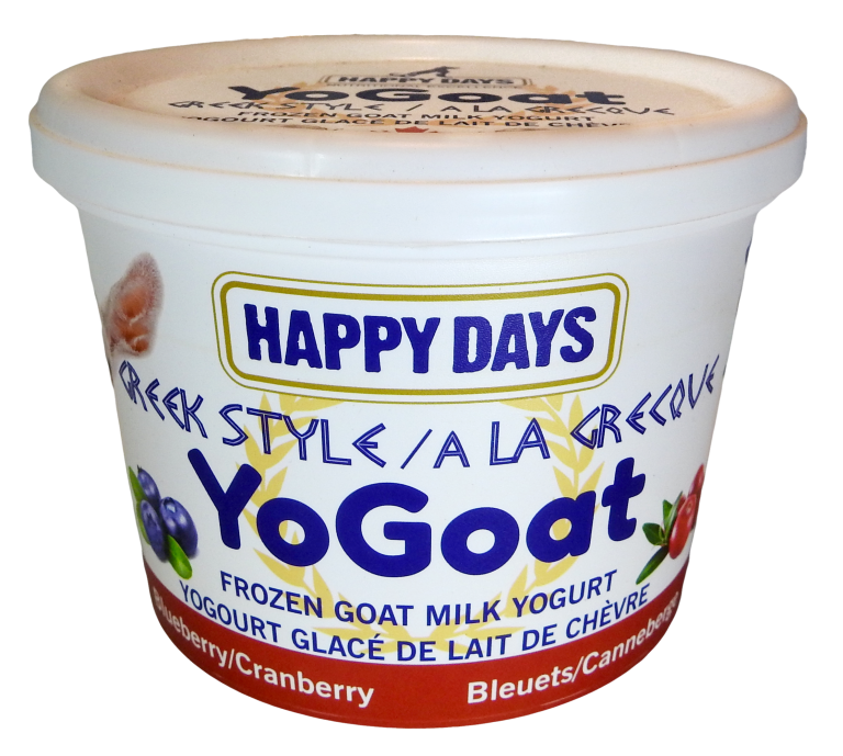 Happy Days Dairy YoGoat - Blueberry with Cranberry