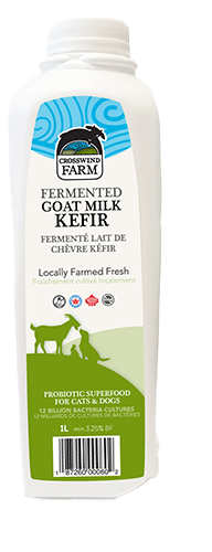 CROSSWIND FARM FROZEN FERMENTED GOAT MILK KEFIR UNFLAVOURED 1L