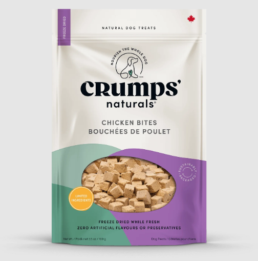 Crumps FD Chicken Bites Treats Dogs 100g