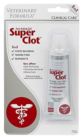 Veterinary Formula Synergy Labs Super Clot Styptic Gel 28g