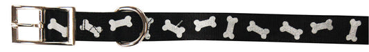 AK-9 Reflective Collar Black 1x26"