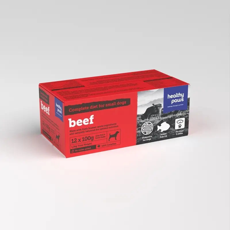 Healthy Paws Complete Dog Dinner Beef 2.6lb