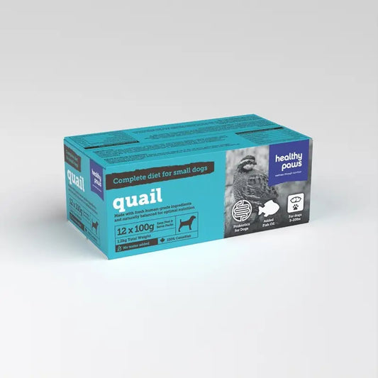 Healthy Paws Complete Dog Dinner Quail 2.6lb