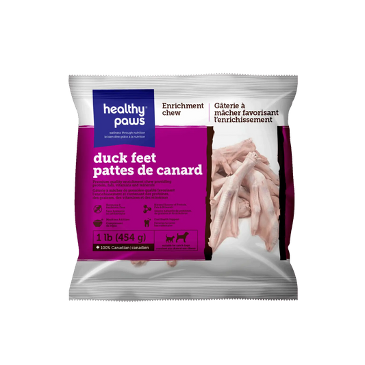 Healthy Paws - Frozen Raw Duck Feet 1lb