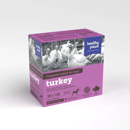 Healthy Paws Canine Complete Dinner Turkey 8lb
