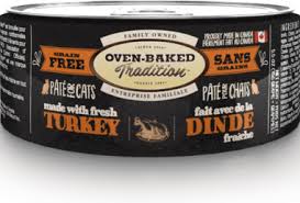 Oven Baked Tradition Cat Food Turkey Grain Free Pate 5.5oz