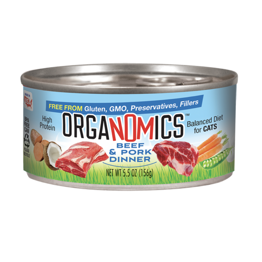 OrgaNOMics Beef & Pork Dinner for Cats - 5.5oz