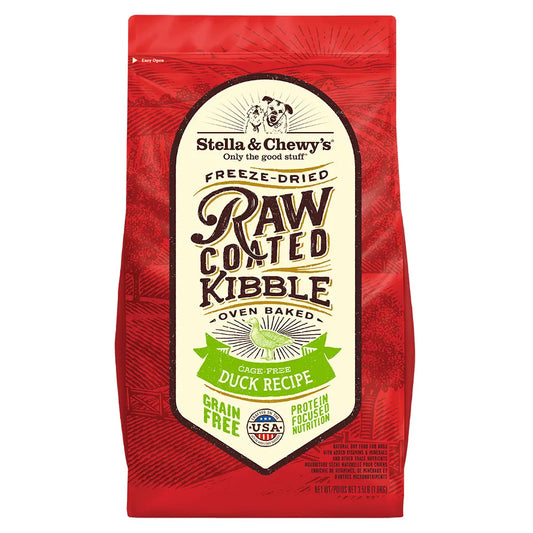Stella and Chewy's Raw Coated Kibble - Duck 22lb SAVE $20 OFF