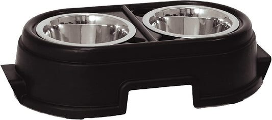 Our Pets Healthy Pet Diner Recycled Black Dog 3pc 8in tall SALE
