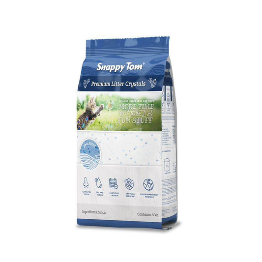 Snappy Tom Crystal Litter Natural Blue 4kg