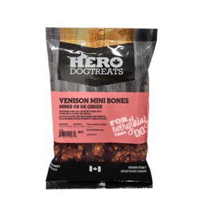 Hero Venison Mini Bones 75g Dog Treats