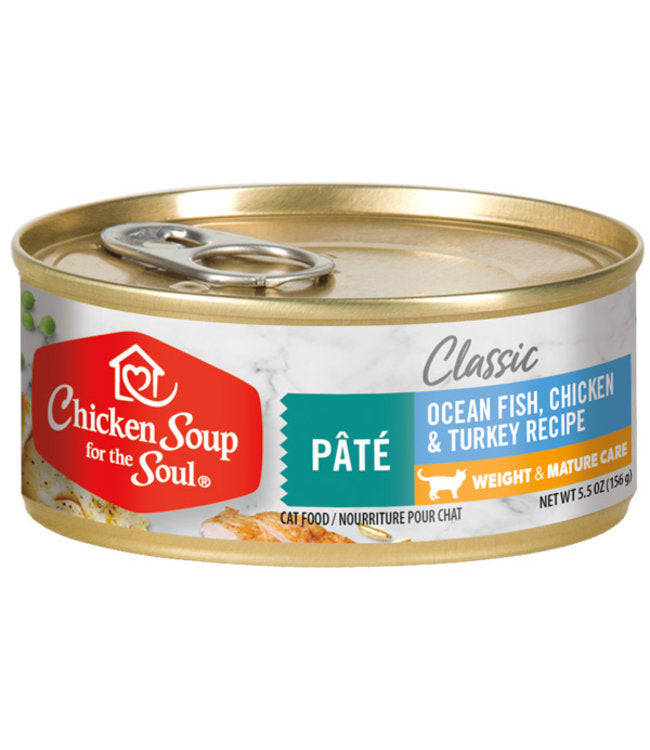 Chicken Soup for the Soul Fish, Chicken and Turkey Cat Can 5.5oz