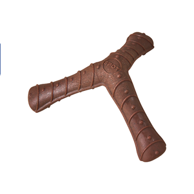 Spot® Bambone Plus Tripod Bison Flavor 5" Dog Toy