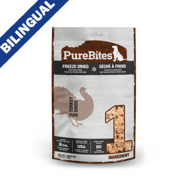 Purebites Freeze Dried Turkey Dog Treats 70gm