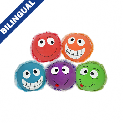 Multipet Mini Plushy Peas Assorted Dog Toy