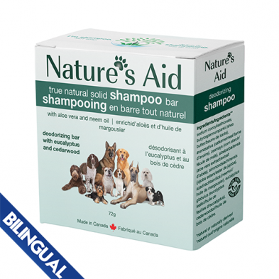 Nature's Aid - Deodorizing Shampoo Bar with Eucalyptus & Cedarwood 72g