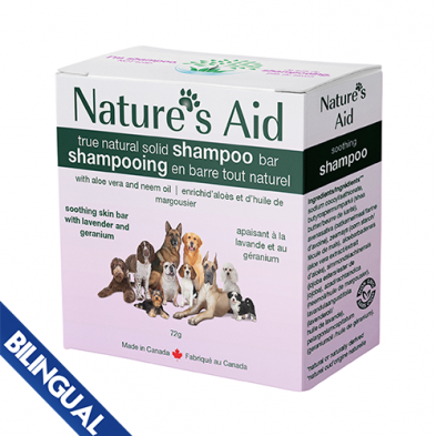 Nature's Aid - Soothing Skin Shampoo Bar with Lavender and Germanium 72g