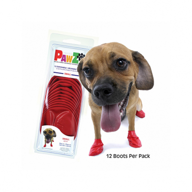 PAWZ Red Small Dog Boots