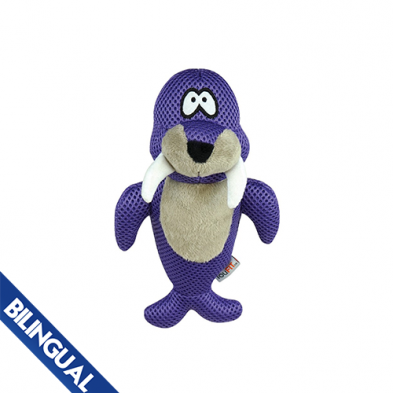 foufouBRANDS™ fouFIT™ Aqua Spiker Walrus Dog Toy