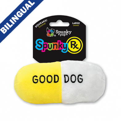 Spunky Pup - Rx Good Dog Pill Plush LRG