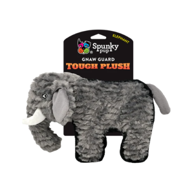 Spunky Pup® Tough Plush Elephant Dog Toy