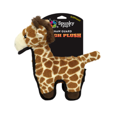 Spunky Pup® Tough Plush Giraffe Dog Toy