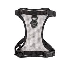 Canada Pooch Everything Harness - Mesh Series Silver / Reflective Medium