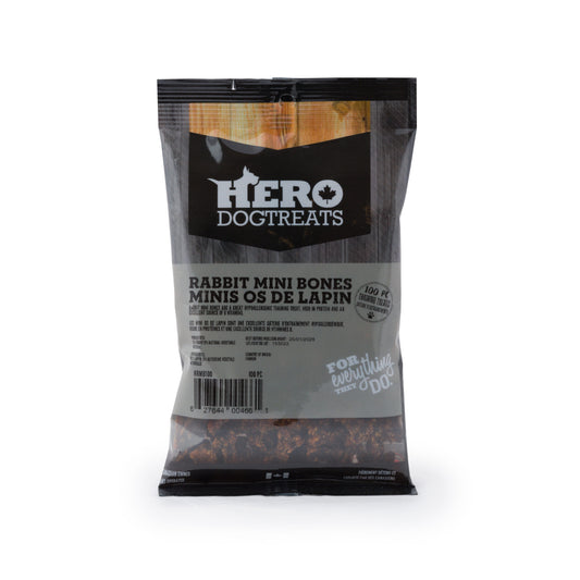 Hero Rabbit Mini Bones 75g 100pce Dog Treats Buy One Get One FREE