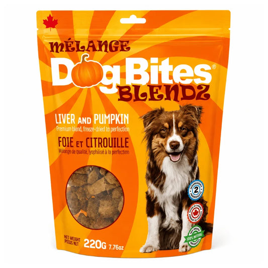 Dog Bites Blendz - Freeze Dried Liver and Pumpkin