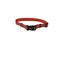 Lazer Brite Reflective Open Design Adj Collar Orange Aztec Dog 1pc 1x18-26in