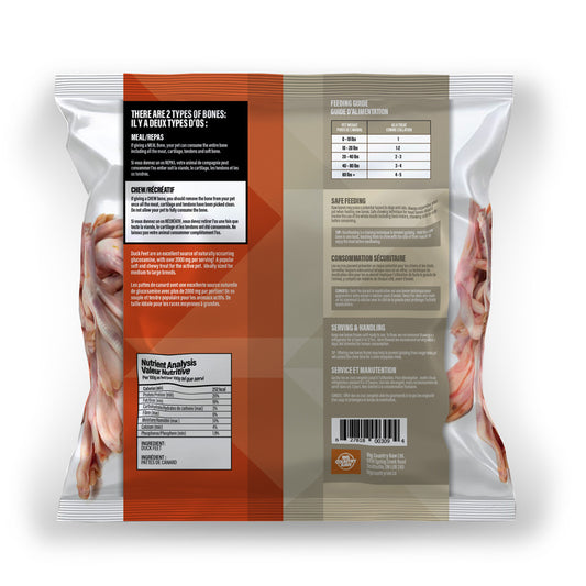 Big Country Raw Duck Feet 1lb BCR