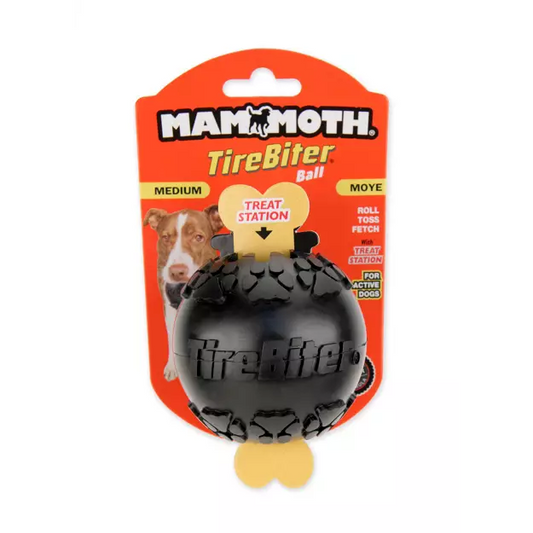 Mammoth Tire Biter Ball w Treat Station - Medium 3"