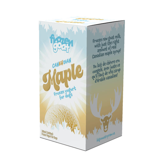 Canine Creamery - Frozen Goat Yogurt  – Maple – 300 ML