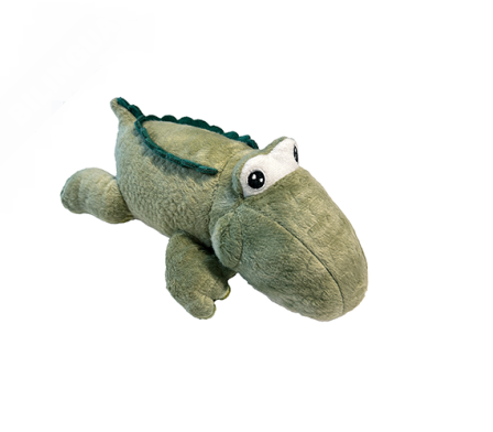 foufouBRANDS™ Fairytale Plush Crocodile Dog Toy