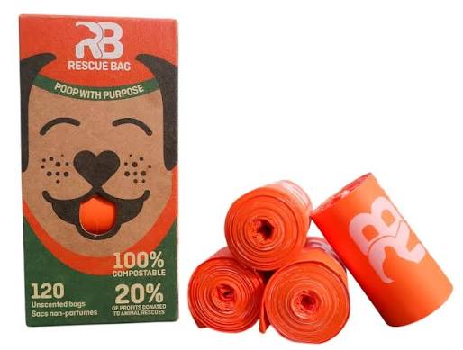 Rescue Bag Compostable Poop Bags - 120 count SALE