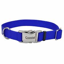 Coastal Metal Buckle Collar Blue 18-26"