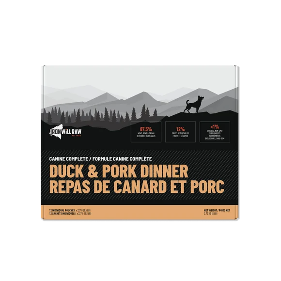 Iron Will Canine Complete Duck & Pork Dinner 6LB