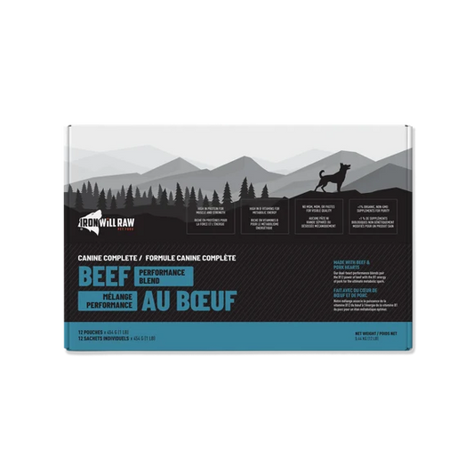Iron Will Canine Complete Beef Performance Blend 12lb