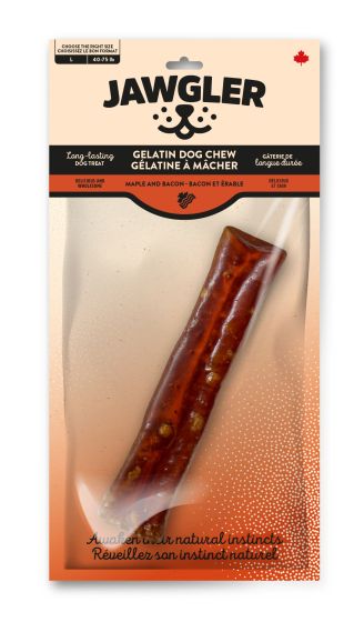 Jawgler Bacon/Maple Gelatin Dog Chew, Medium