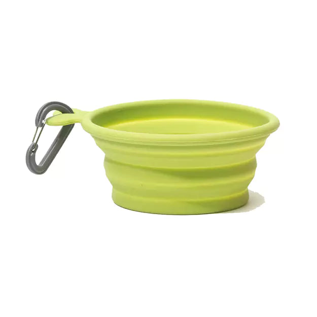 Messy Mutts Silicone Collapsible Bowl 13.5oz Green